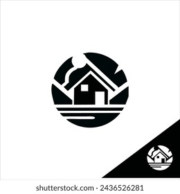 Home Unique home logo icon. Home vector illustration symbol.