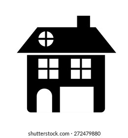 Home and urban design, vector illustration