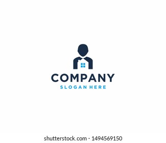 Home user logo design template