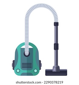 home vacuum cleaner for cleaning the apartment. flat vector illustration.