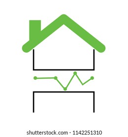 Home Value, House Values And Prices Up, Vector Illustration