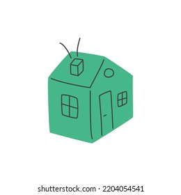Home vector. 3d illustration for House, Home, Real Estate