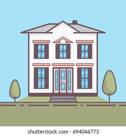 Home vector, concept 1 - Vector illustration