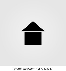 Home Vector Flat Icon. House Symbol Vector Illustration.