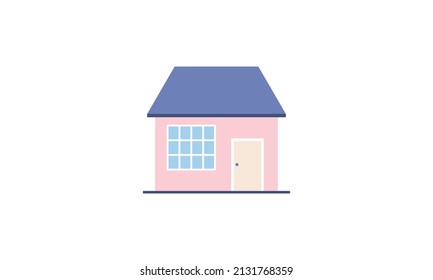 vector de hogar. vector plano doméstico. vector del logotipo del hogar. vector de dibujos animados caseros