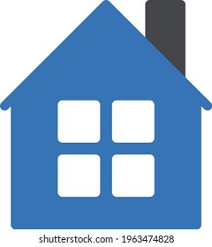 home vector glyph colour icon