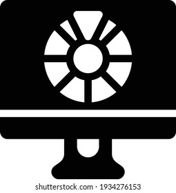 home vector glyph flat icon