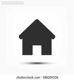 Home vector icon 10 EPS