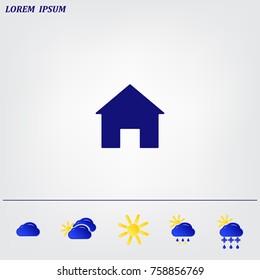 home, vector icon