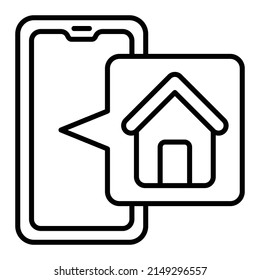 Icono de vector de inicio. Se puede usar para imprimir, móviles y aplicaciones web.