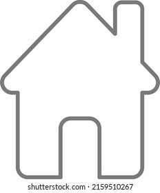 Icono de vector de inicio. Se puede usar para imprimir, móviles y aplicaciones web.