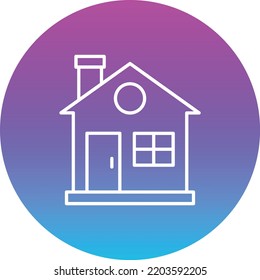 Icono de vector de inicio. Se puede usar para imprimir, móviles y aplicaciones web.