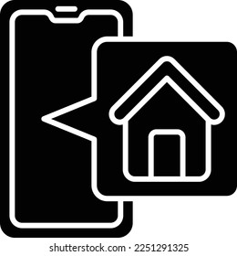 Home vector icon. Can be used for printing, mobile and web applications.