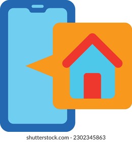 Icono de vector de inicio. Se puede usar para imprimir, móviles y aplicaciones web.