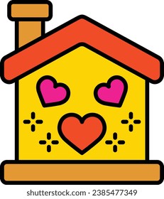 Icono de vector de inicio. Se puede usar para imprimir, móviles y aplicaciones web.