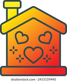 Home vector icon. Can be used for printing, mobile and web applications.