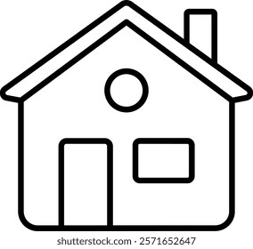 Home vector icon. Can be used for printing, mobile and web applications.