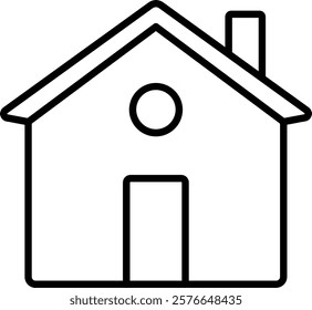 Home vector icon. Can be used for printing, mobile and web applications.