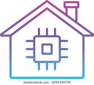 Home vector icon. Can be used for printing, mobile and web applications.