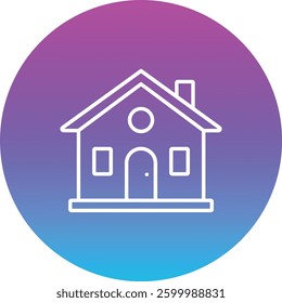 Home vector icon. Can be used for printing, mobile and web applications.