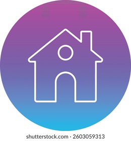 Home vector icon. Can be used for printing, mobile and web applications.
