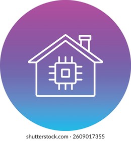 Home vector icon. Can be used for printing, mobile and web applications.