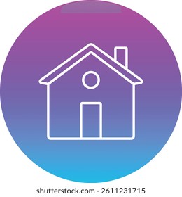 Home vector icon. Can be used for printing, mobile and web applications.
