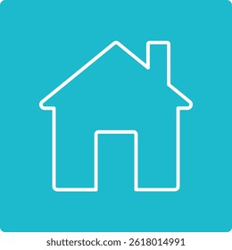 Home vector icon. Can be used for printing, mobile and web applications.