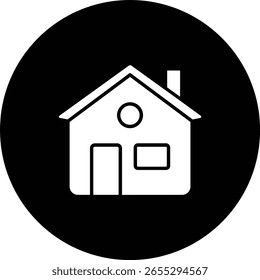 Home vector icon. Can be used for printing, mobile and web applications.