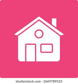 Icono de Vector casero. Se puede utilizar para aplicaciones de impresión, móviles y de Web.