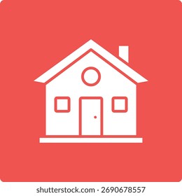 Icono de Vector casero. Se puede utilizar para aplicaciones de impresión, móviles y de Web.
