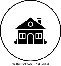 Home vector icon. Can be used for printing, mobile and web applications.