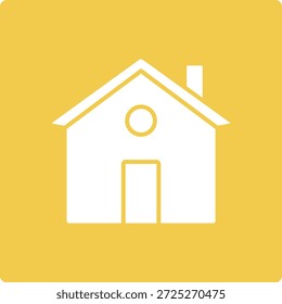 Startseite, Vektorsymbol. Kann für Druck-, Mobil- und Web-Anwendungen verwendet werden.
