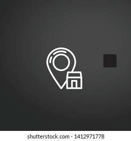 Home vector icon. Home concept stroke symbol design. Thin graphic elements vector illustration, outline pattern for your web site design, logo, UI. EPS 10.
