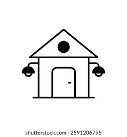 Home vector icon design use realestate illustration