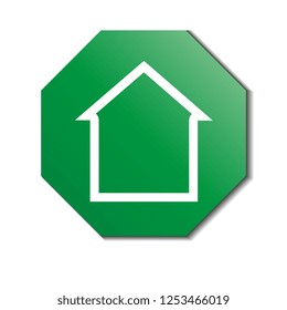 Home vector icon, eps 10