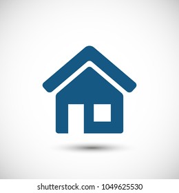Home vector icon. House icon. Estate icon. Minimalist style. 