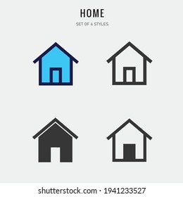 home vector icon house real estate icon