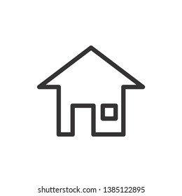 Home vector icon, house symbol. Modern, simple flat vector illustration for web site or mobile app