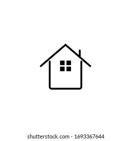 Home vector icon, house symbol. Modern, simple flat vector illustration for web site or mobile app