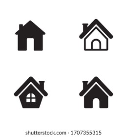 Home Vector icon illustration design template