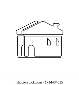 Home Vector icon illustration design template