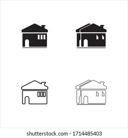 Home Vector icon illustration design template