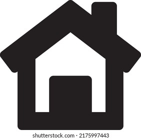 home vector icon illustration on white background.eps
