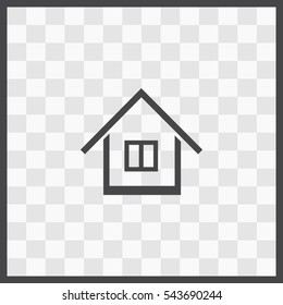 Home vector icon. Isolated illustration. Business picture.