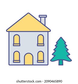 Home vector icon Isolated Vector icon which can easily modify or edit

