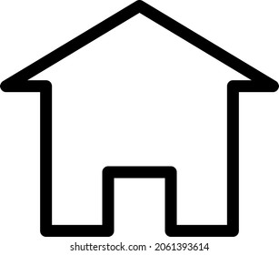 home vector icon line a