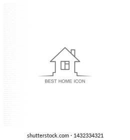 Home Vector icon . Lorem Ipsum Illustration design
