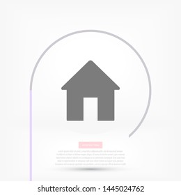 Home Vector icon . Lorem Ipsum Illustration design