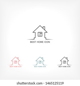 Home Vector icon . Lorem Ipsum Illustration design